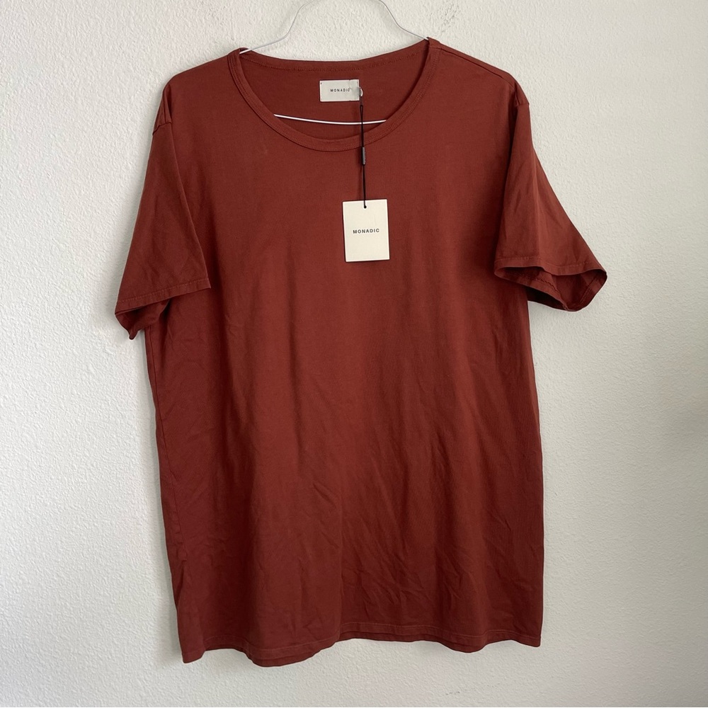 Monadic Cotton Short Sleeve Tee T Shirt